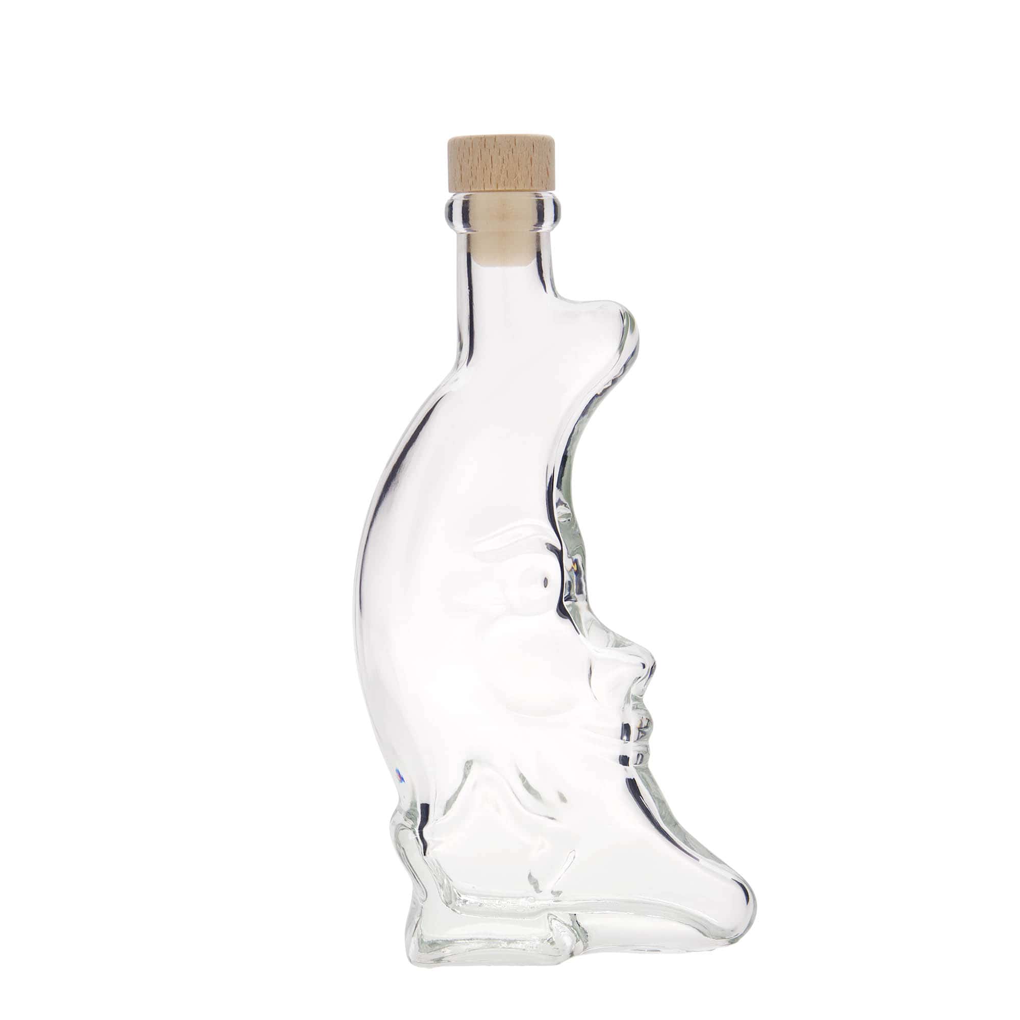 200 ml Glasflasche «Mond», Mündung: Kork