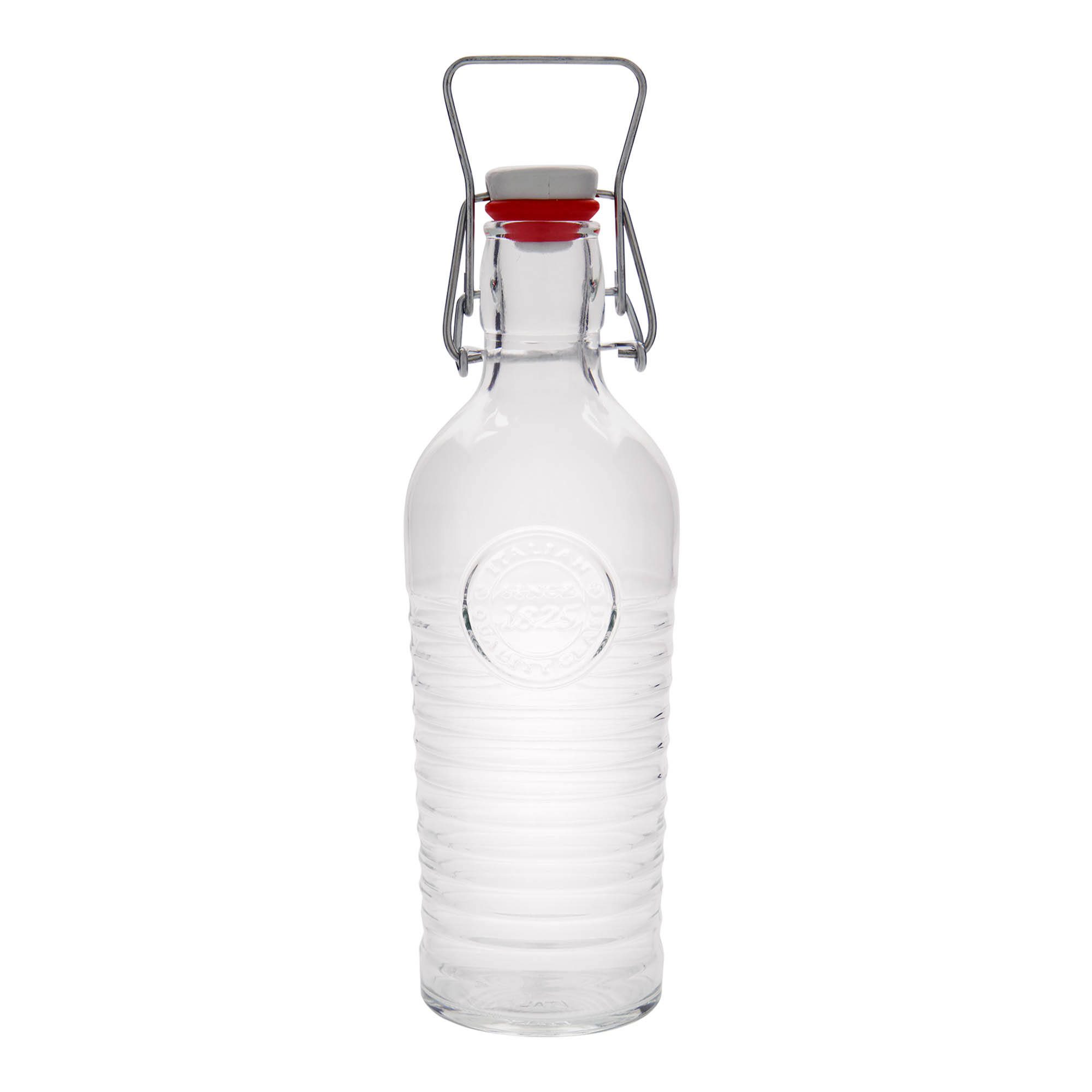 750 ml Glasflasche «Officina 1825», Mündung: Bügelverschluss