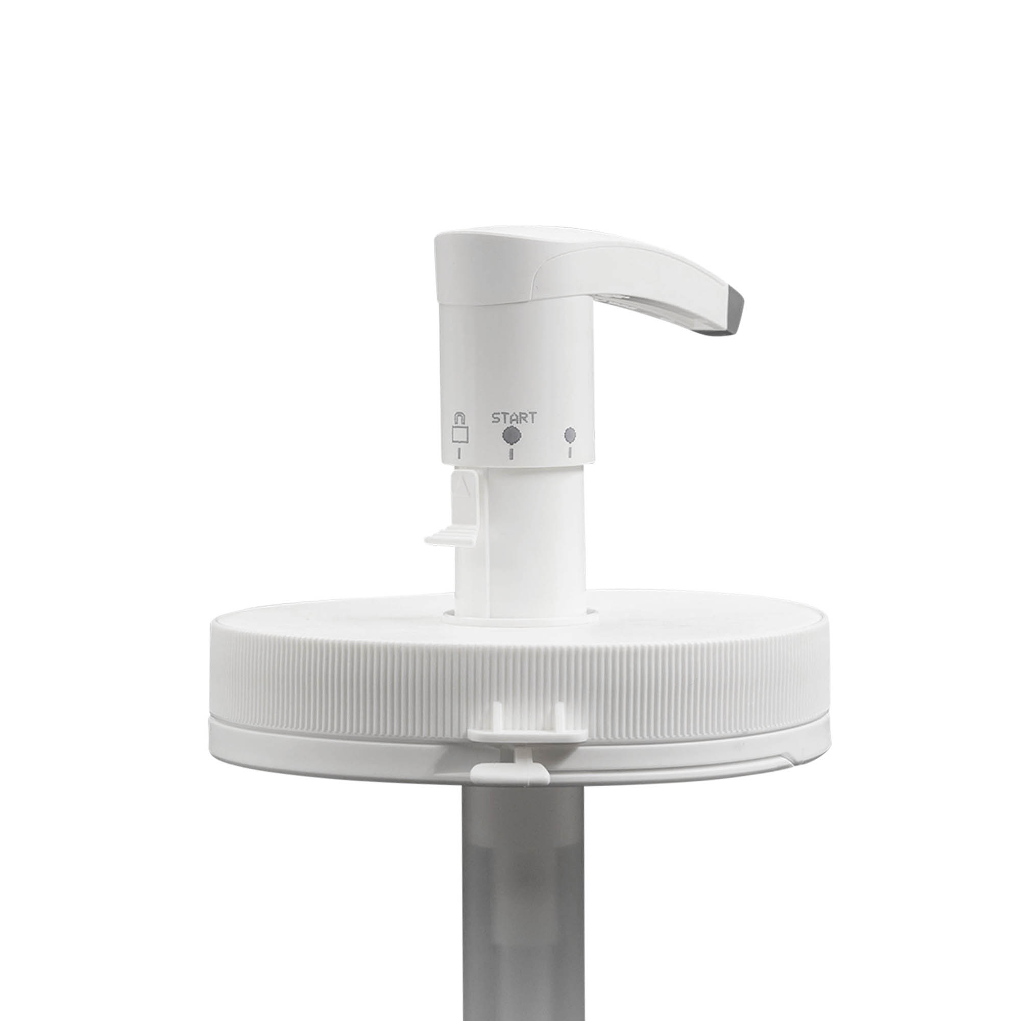 Dispenserpumpe für 1.240 ml «Securibox», PE-Kunststoff, weiss, für Mündung: Schraubverschluss