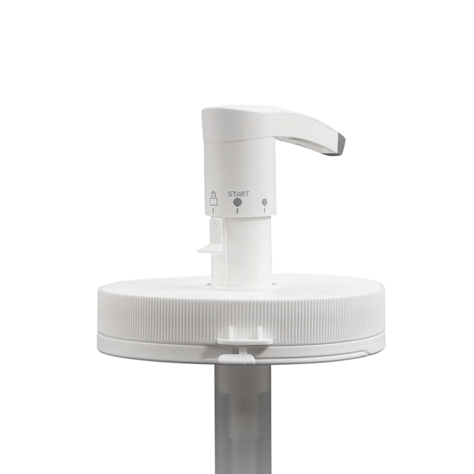 Dispenserpumpe für 1.240 ml «Securibox», PE-Kunststoff, weiss, für Mündung: Schraubverschluss