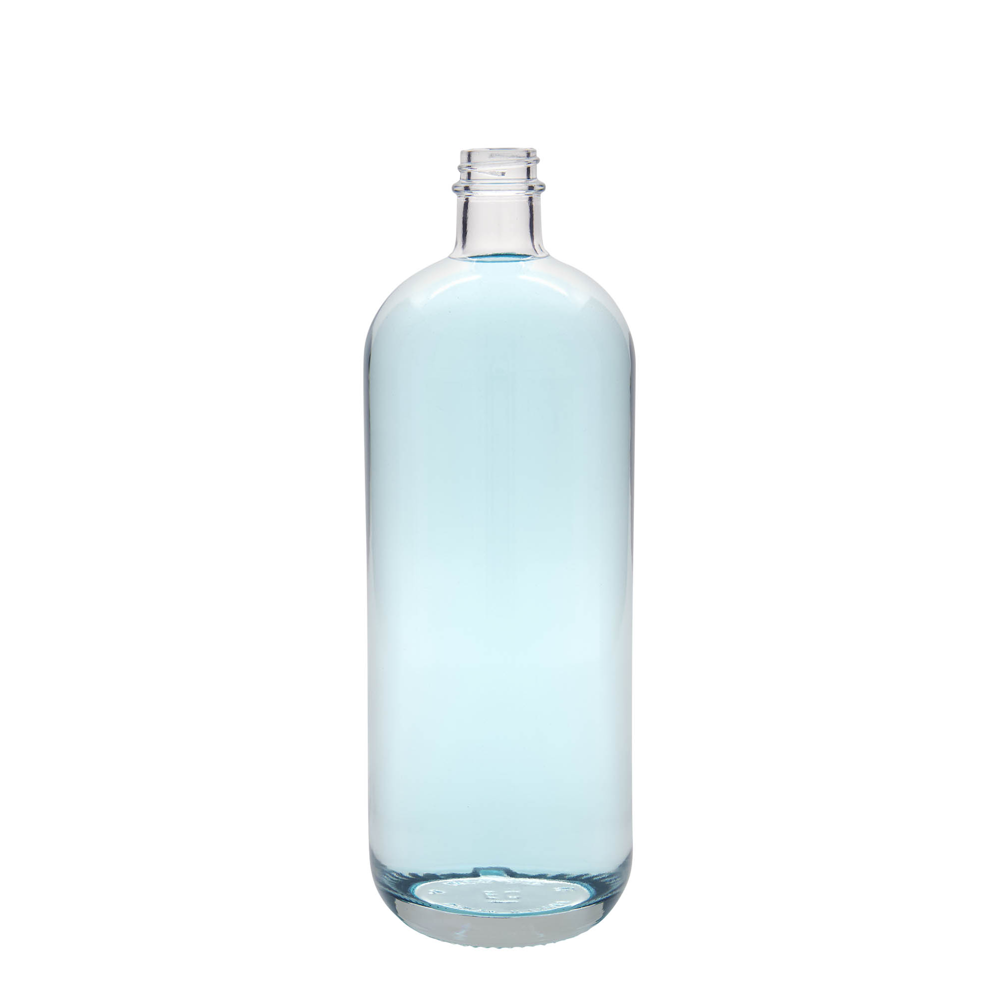 1000 ml Glasflasche 'Lotto', Mündung: GPI 28 1000 ml Glasflasche 'Lotto', Mündung: GPI 28