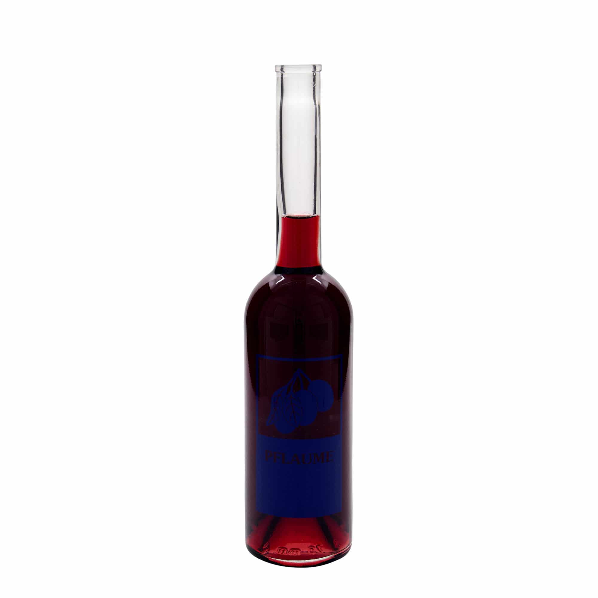 500 ml Glasflasche «Opera», Motiv: Pflaume, Mündung: Kork