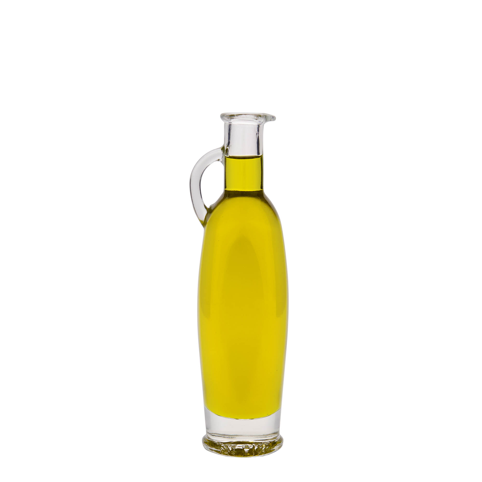 100 ml Glasflasche 'Eleganta', oval, Mündung: Kork 100 ml Glasflasche 'Eleganta', oval, Mündung: Kork