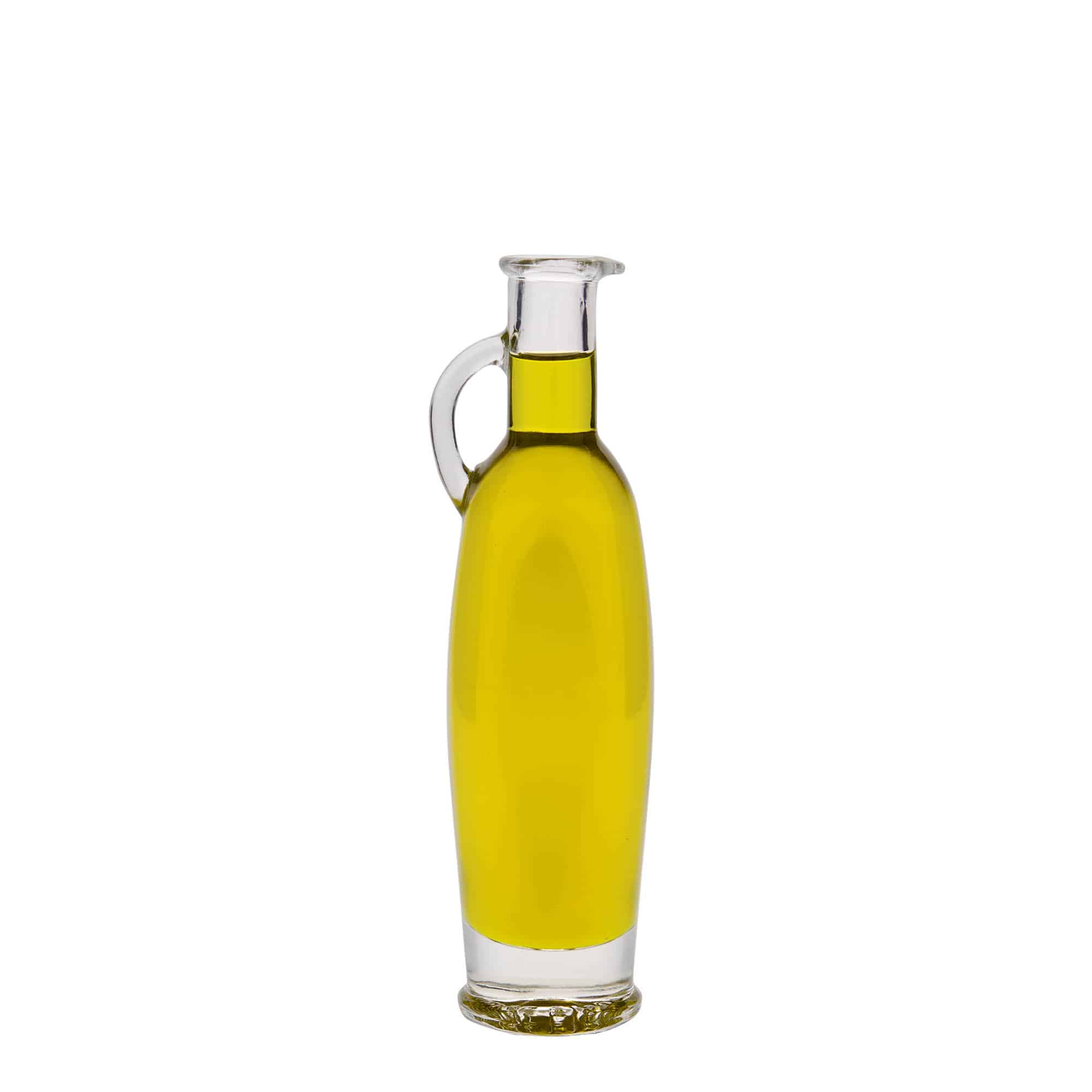 100 ml Glasflasche «Eleganta», oval, Mündung: Kork