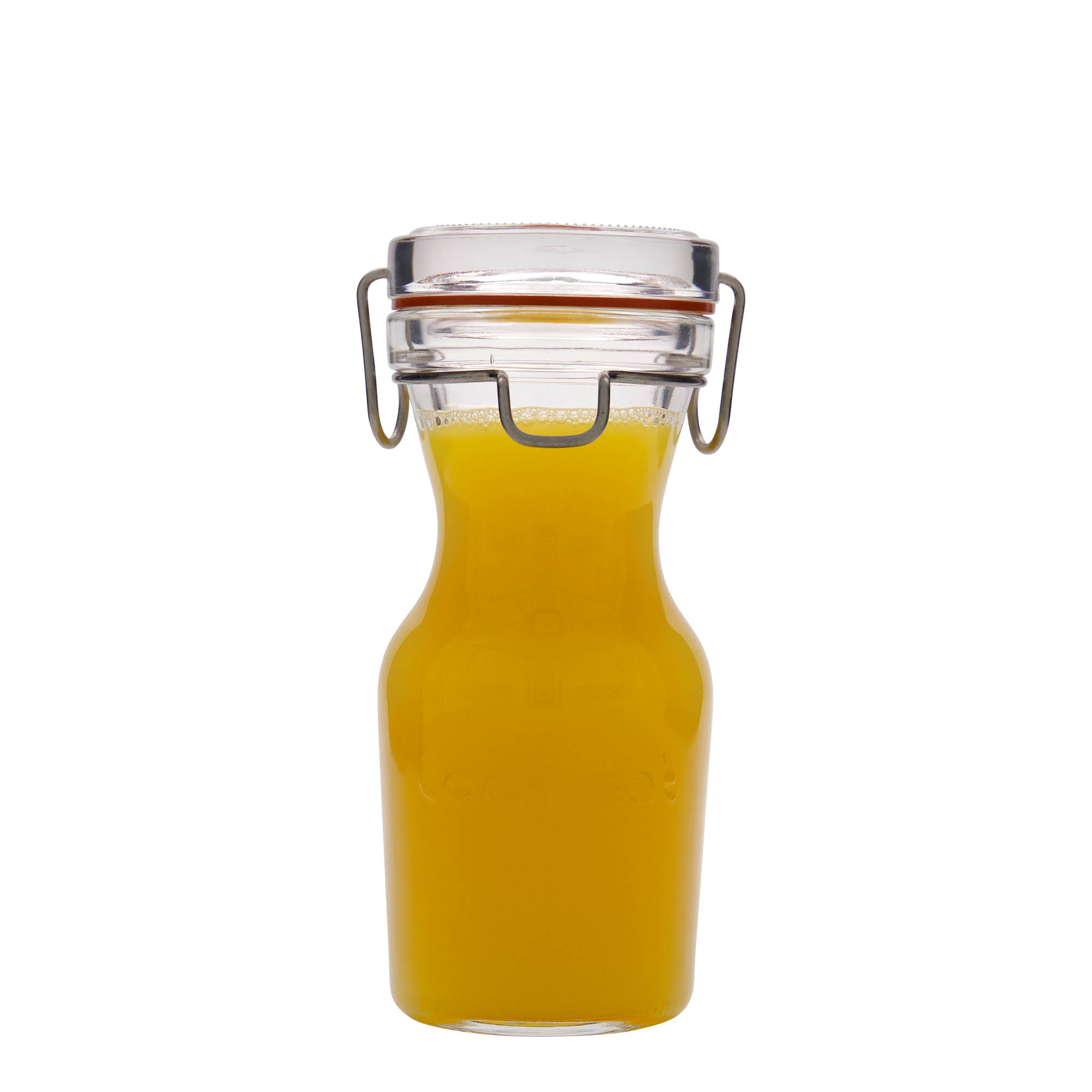 250 ml Glaskaraffe «Lock-Eat», Mündung: Drahtbügelverschluss