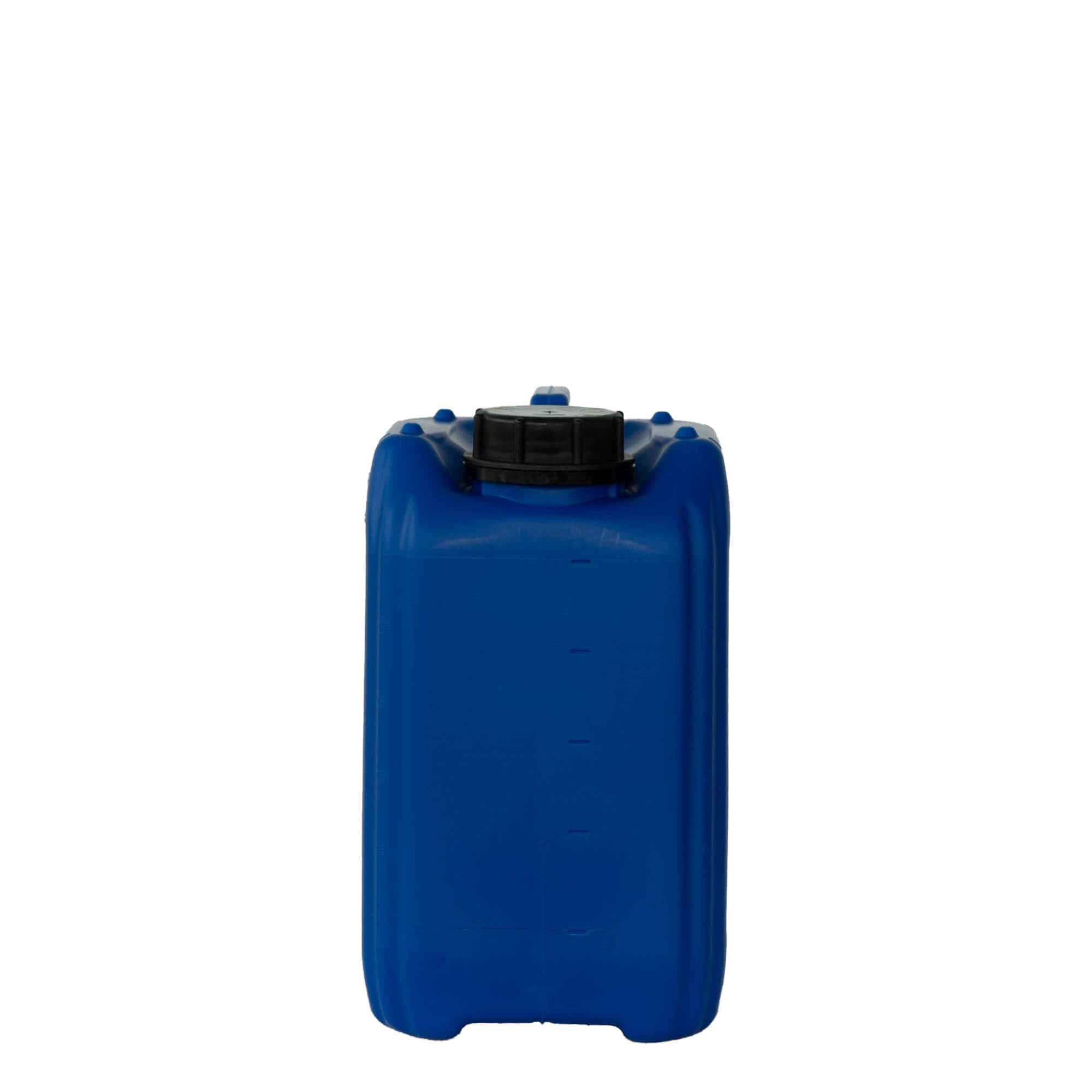 5 l Kanister, rechteckig, HDPE-Kunststoff, blau, Mündung: ND 55
