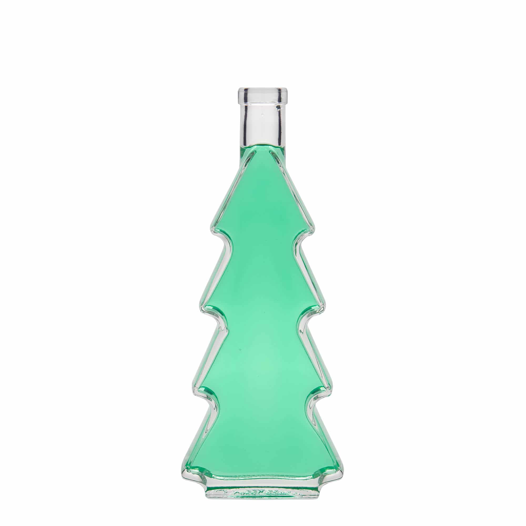 350 ml Glasflasche «Tannenbaum», Mündung: Kork