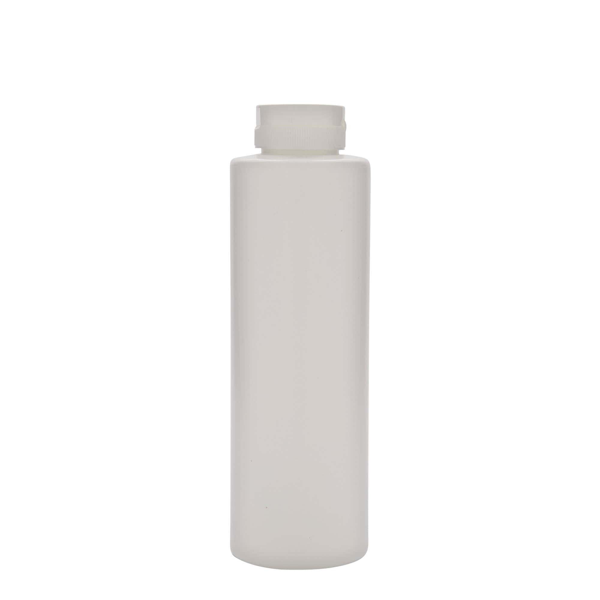 500 ml Sossenflasche, LDPE-Kunststoff, weiss, Mündung:  38/400