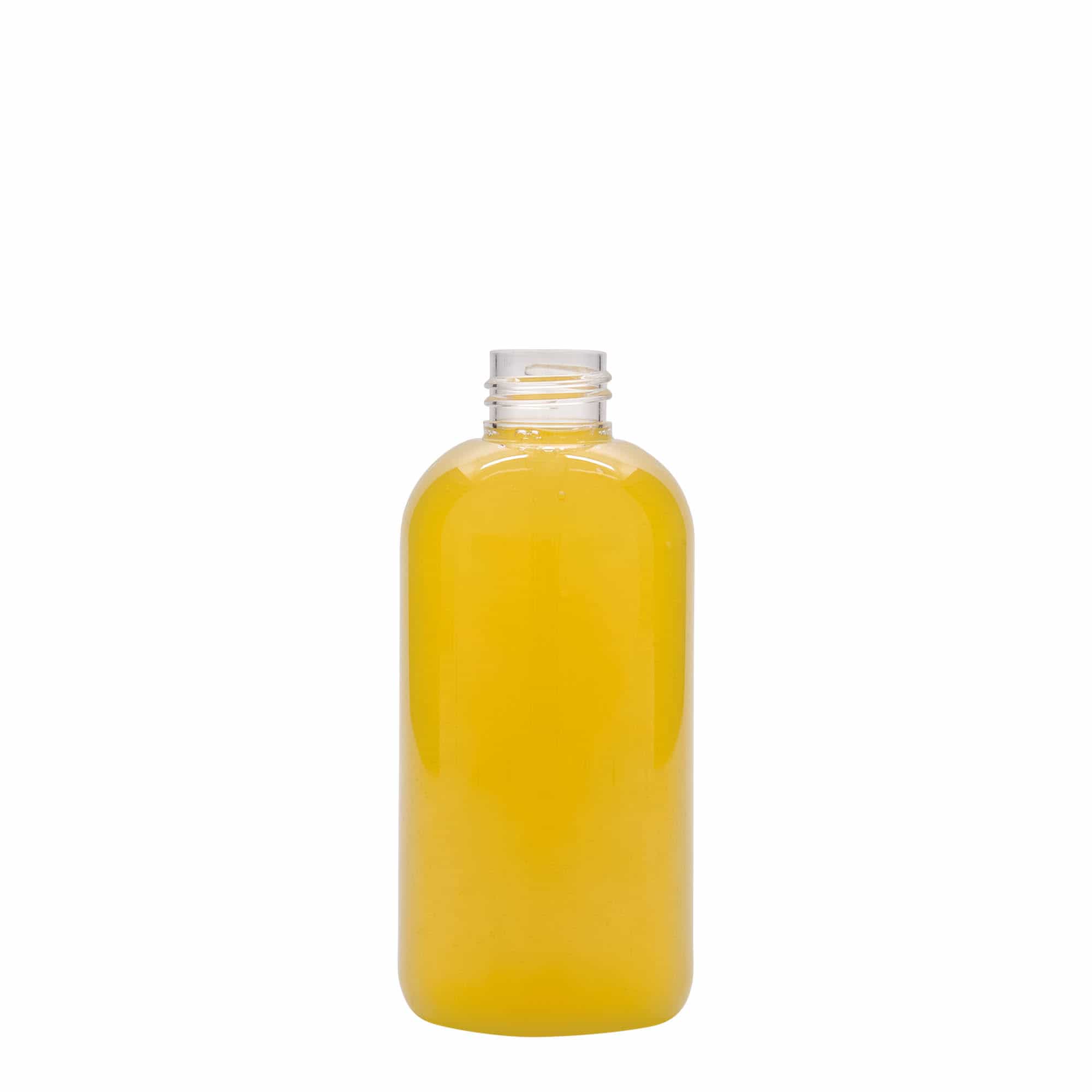 200 ml PET-Flasche 'Boston', Kunststoff, Mündung: GPI 24/410