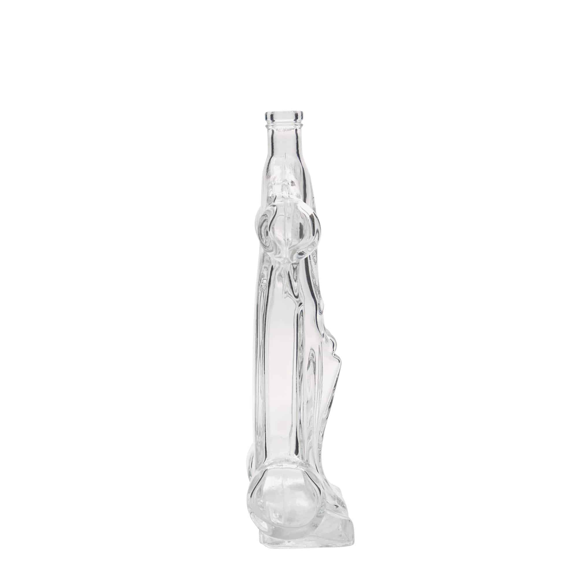 200 ml Glasflasche «Rennwagen», Mündung: Kork