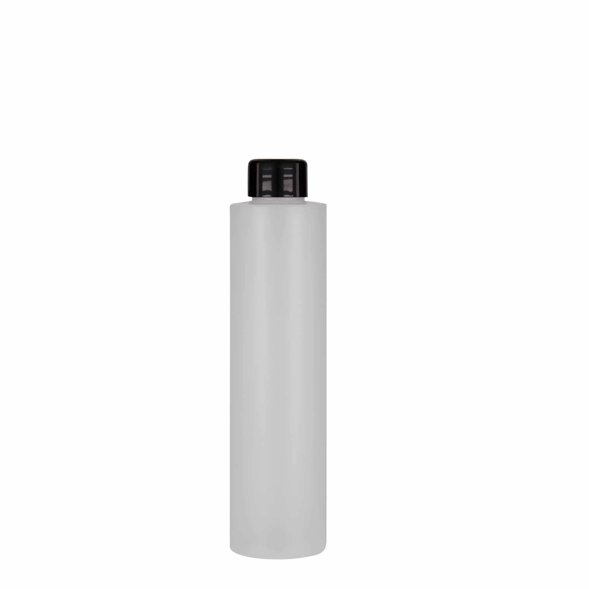 200 ml Kunststoffflasche «Pipe», HDPE, natur, Mündung:  24/410