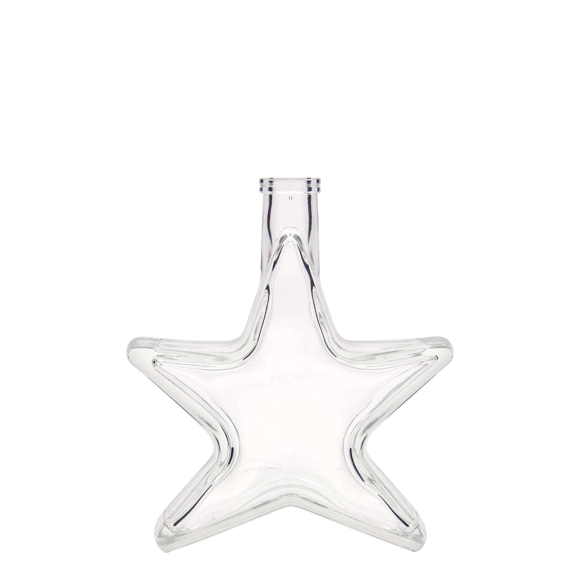 200 ml Glasflasche 'Stern', Mündung: Kork 200 ml Glasflasche 'Stern', Mündung: Kork