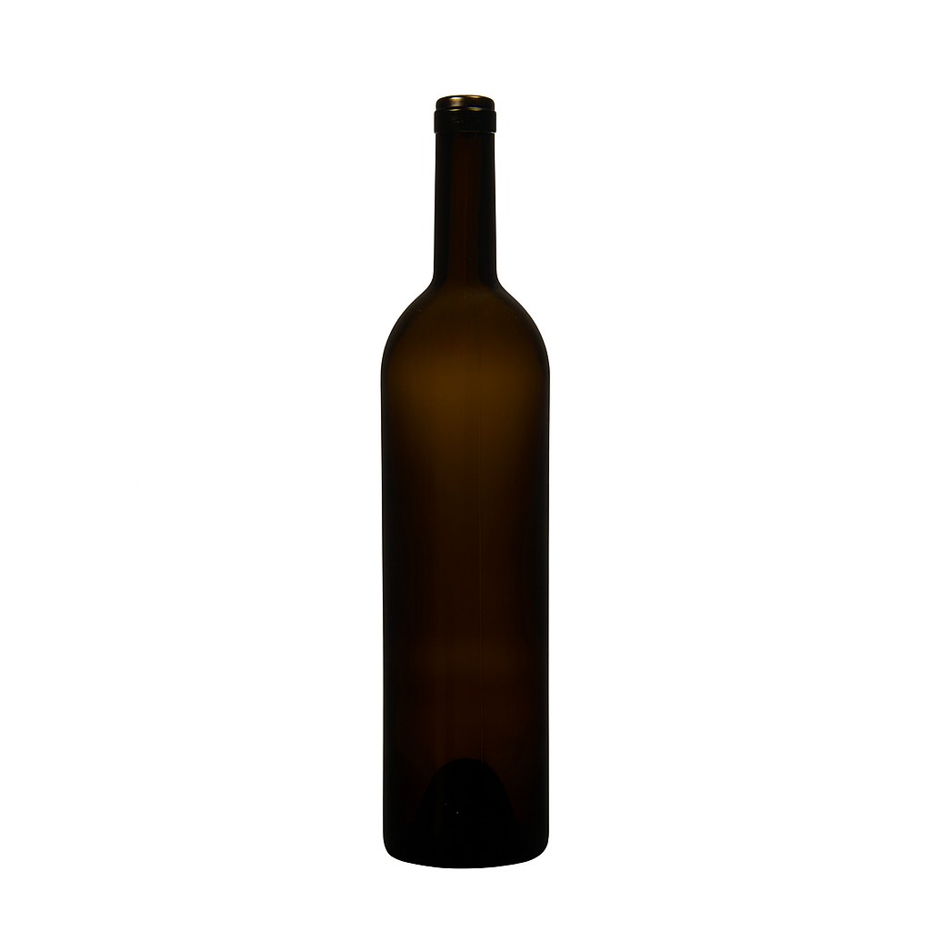 750 ml Weinflasche 'Liberty', antikgrün, Mündung: Kork