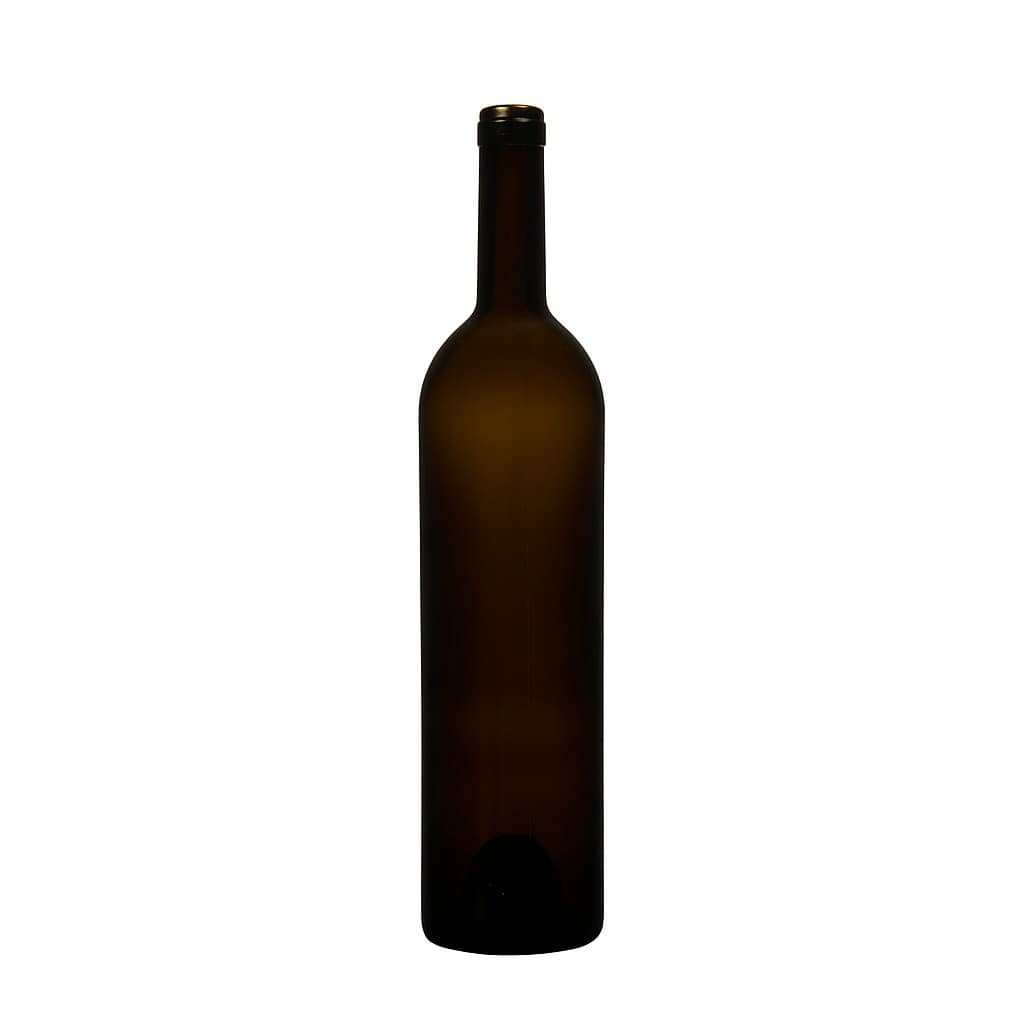 750 ml Weinflasche «Liberty», antikgrün, Mündung: Kork