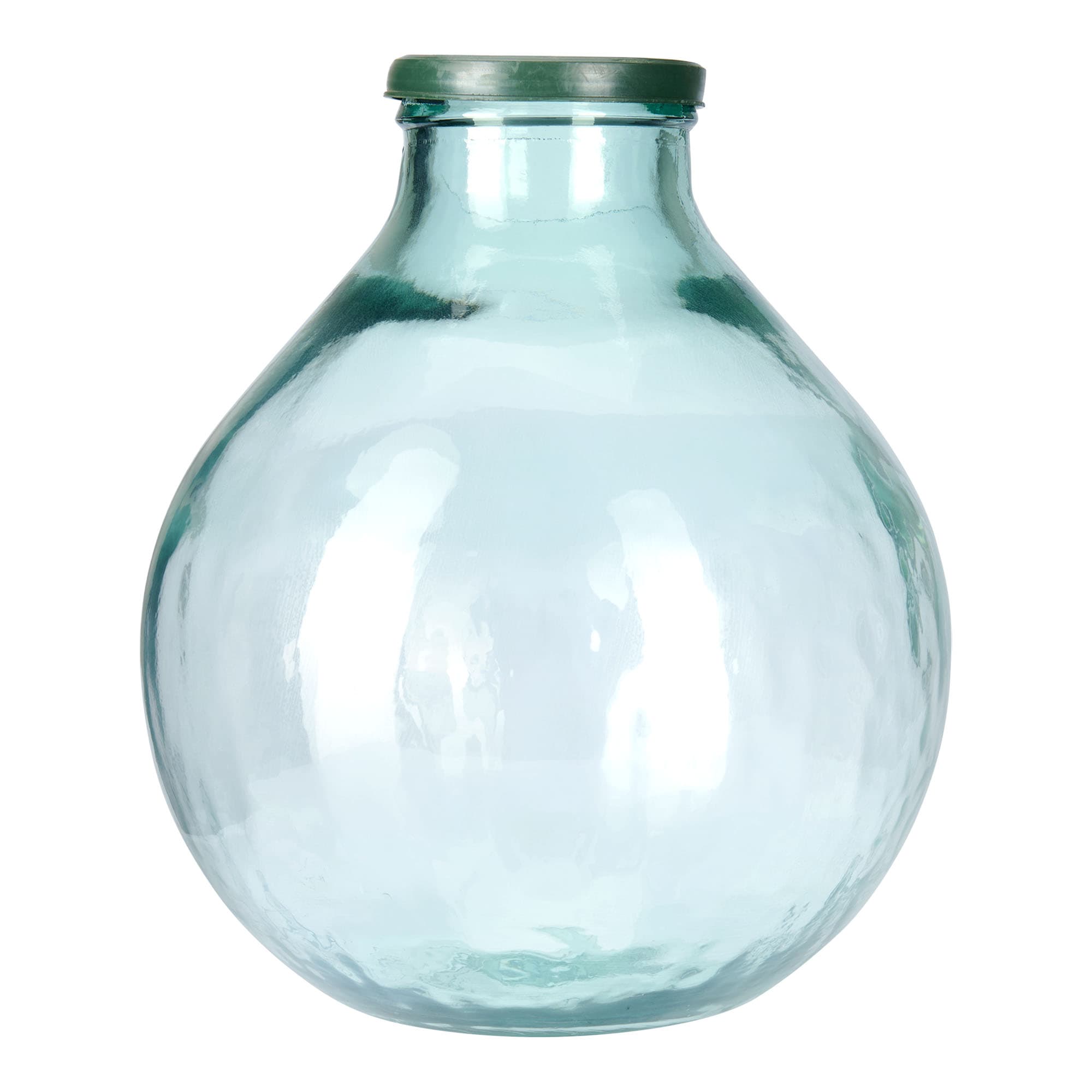 25 l Ballonflasche Weithals, Glas, Mündung: Stülpdeckel