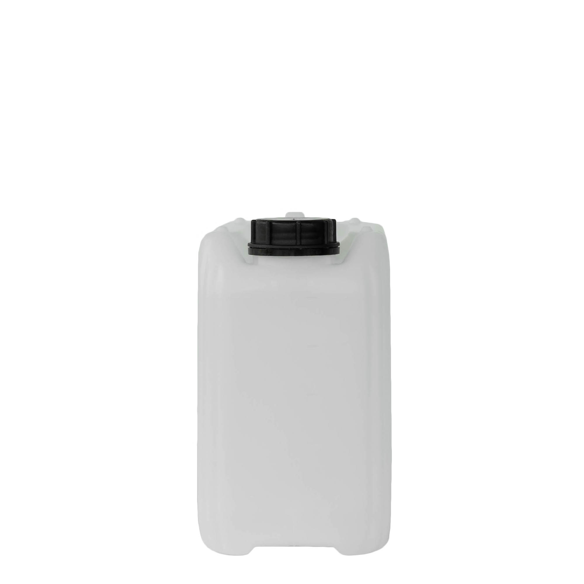 5 l Kanister, rechteckig, HDPE-Kunststoff, natur, Mündung: ND 55 5 l Kanister, rechteckig, HDPE-Kunststoff, natur, Mündung: ND 55