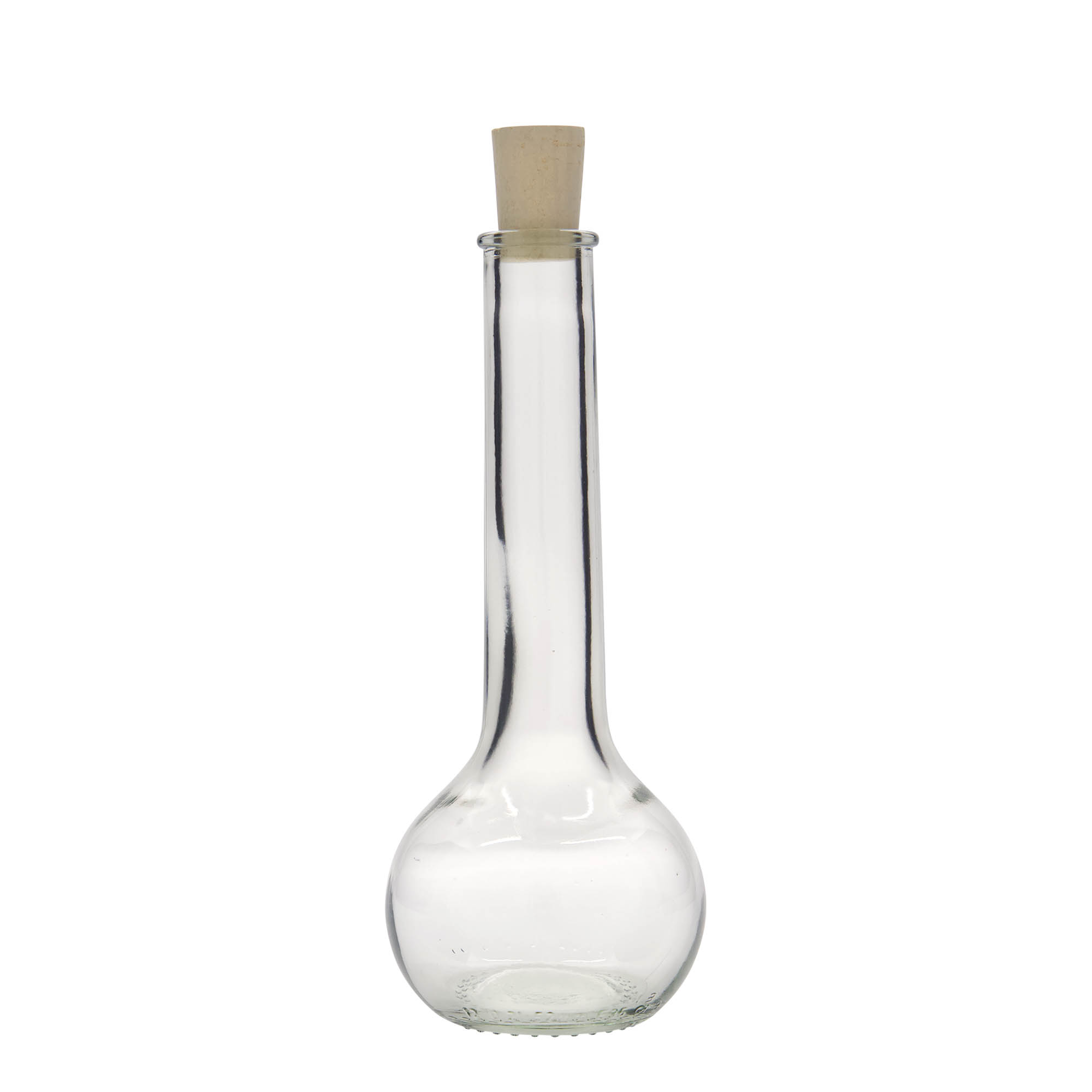 200 ml Glasflasche 'Tulipano', Mündung: Kork 200 ml Glasflasche 'Tulipano', Mündung: Kork