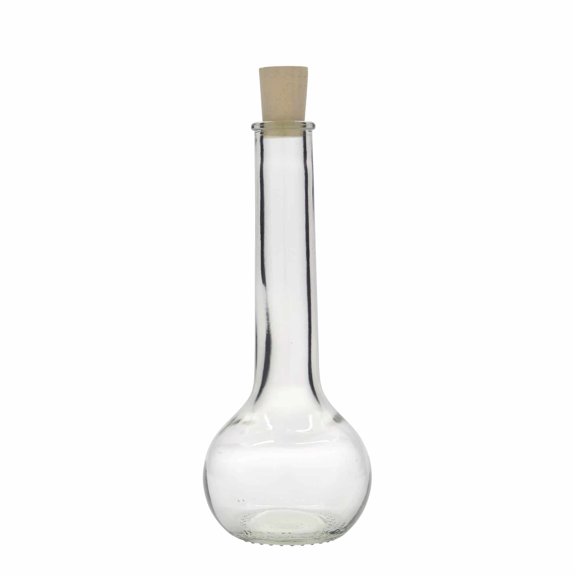 200 ml Glasflasche «Tulipano», Mündung: Kork