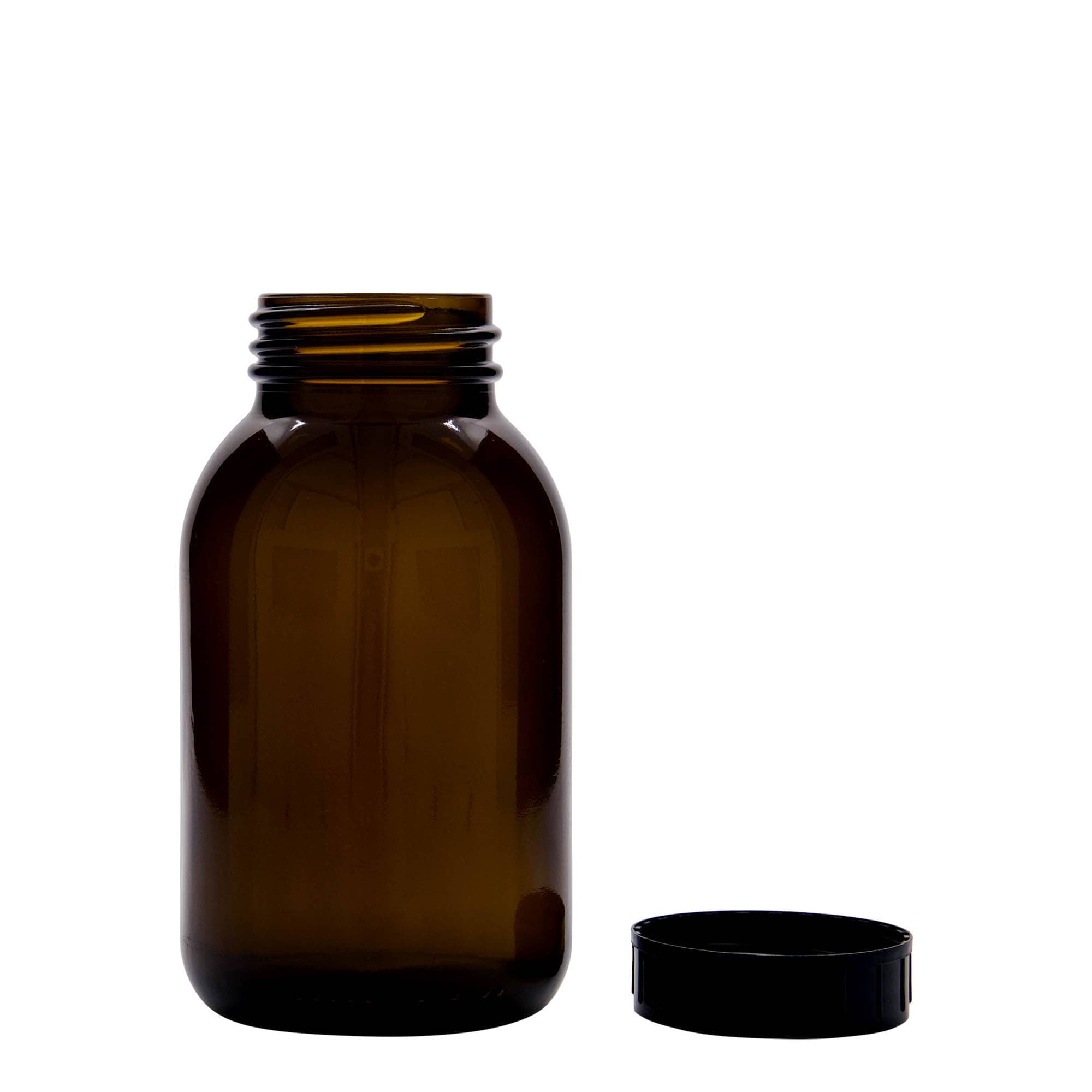 500 ml Weithalsglas, braun, Mündung: DIN 55 500 ml Weithalsglas, braun, Mündung: DIN 55