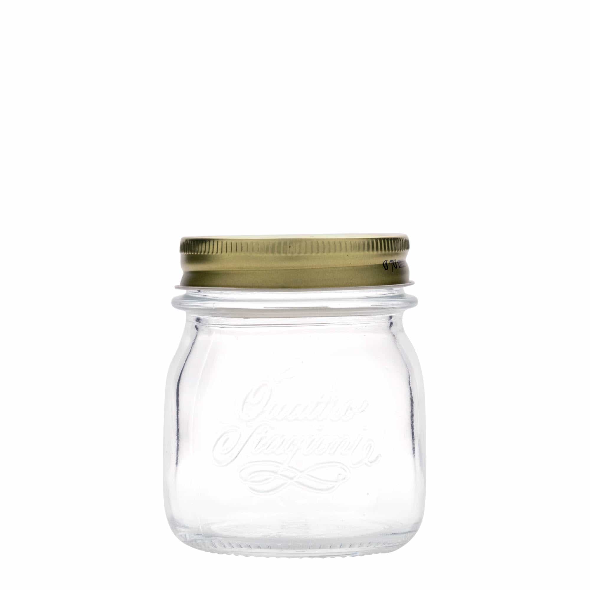 250 ml Glas «Quattro Stagioni», Mündung: Schraubverschluss